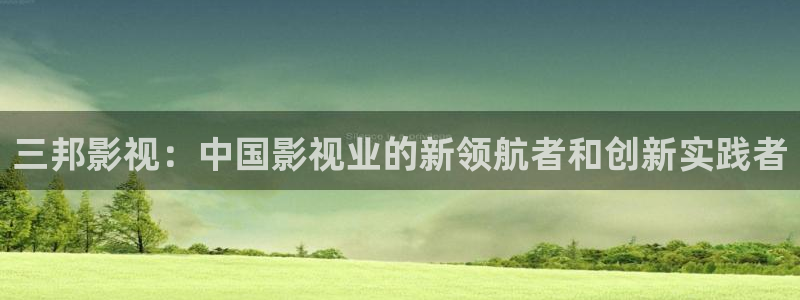 达达兔神马老子影院：三邦影视：中国影视业的新领航者和创新实践者