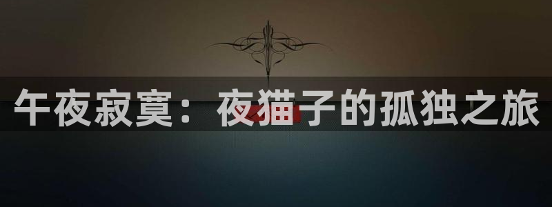 神马影院达达兔秋霞：午夜寂寞：夜猫子的孤独之旅